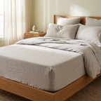 Pure Linen Fitted Sheet Set
