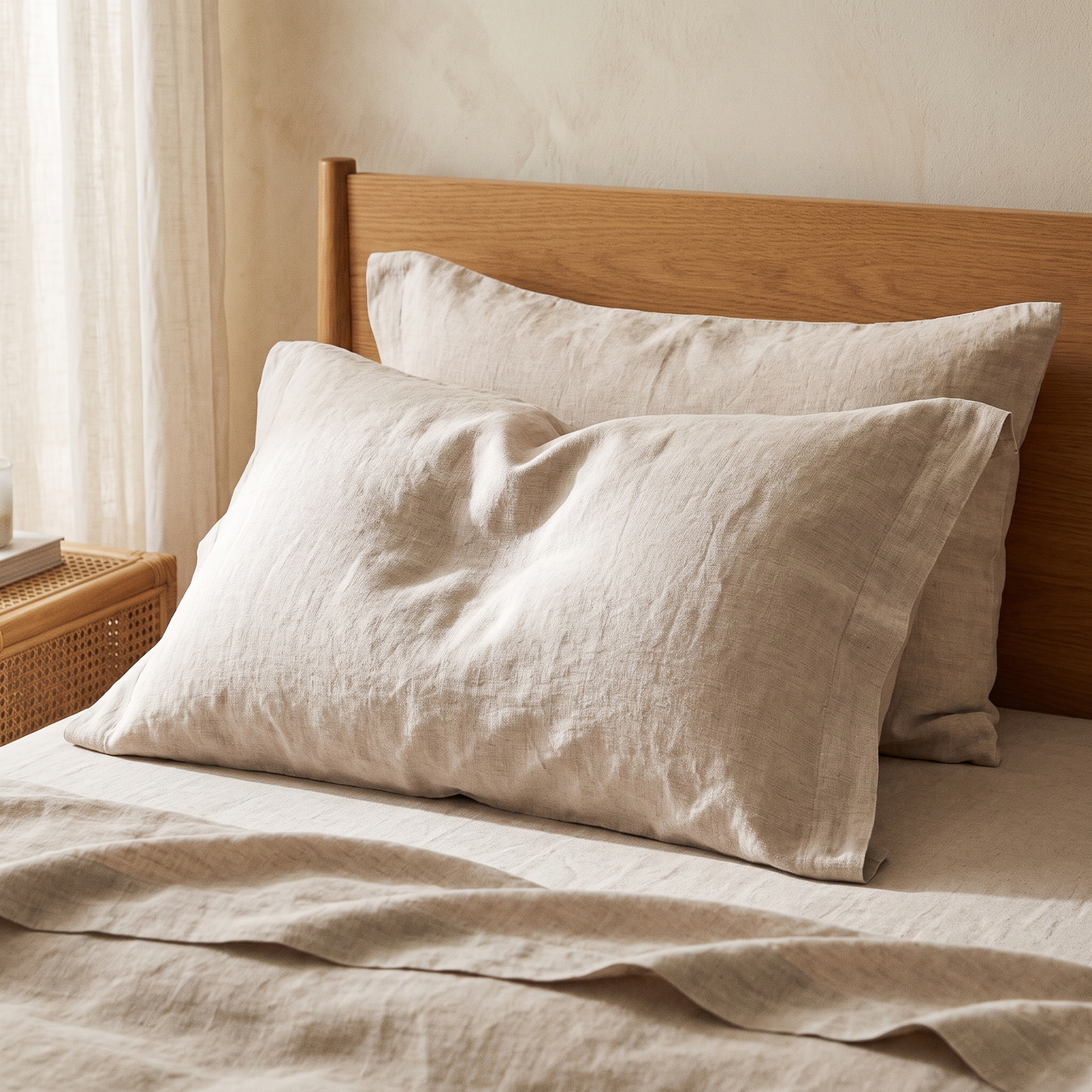 Pure Linen Pillow Cases (2pcs)