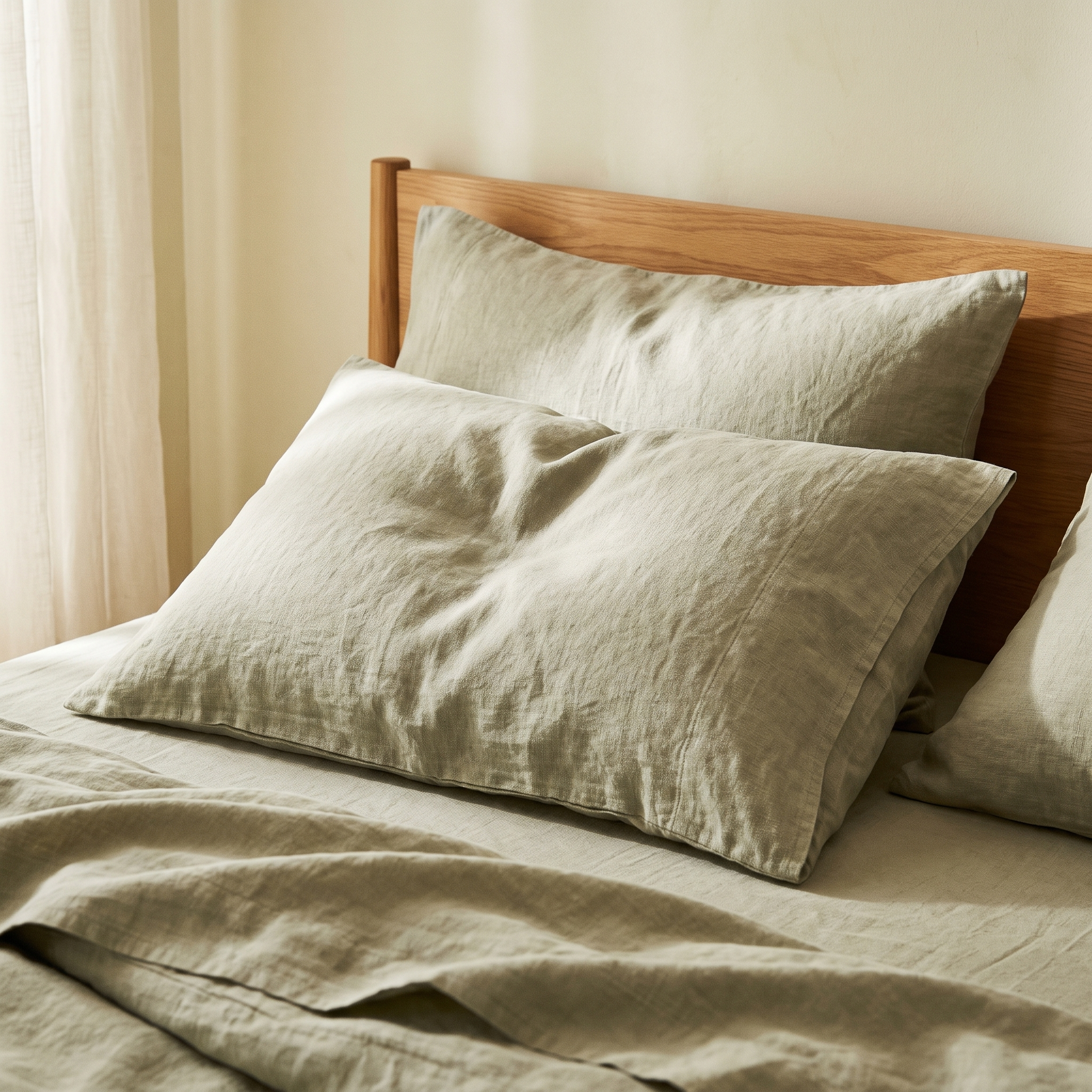 Pure Linen Pillow Cases (2pcs)