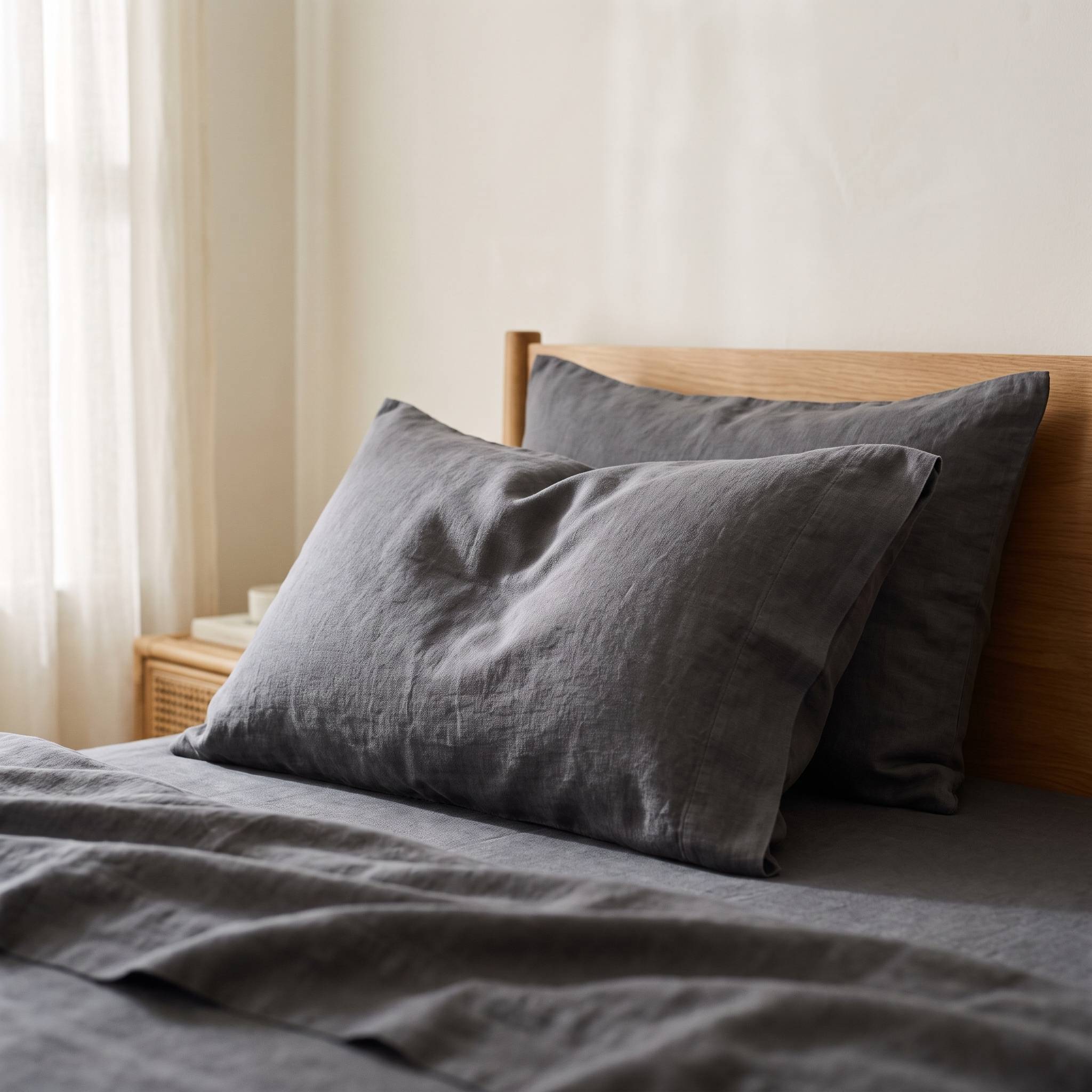 Pure Linen Pillow Cases (2pcs)